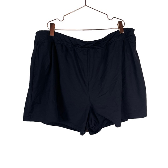 Lands' End Other - Lands’ End Black Swim Shorts Bottom Elastic Waist Chlorine Resistant